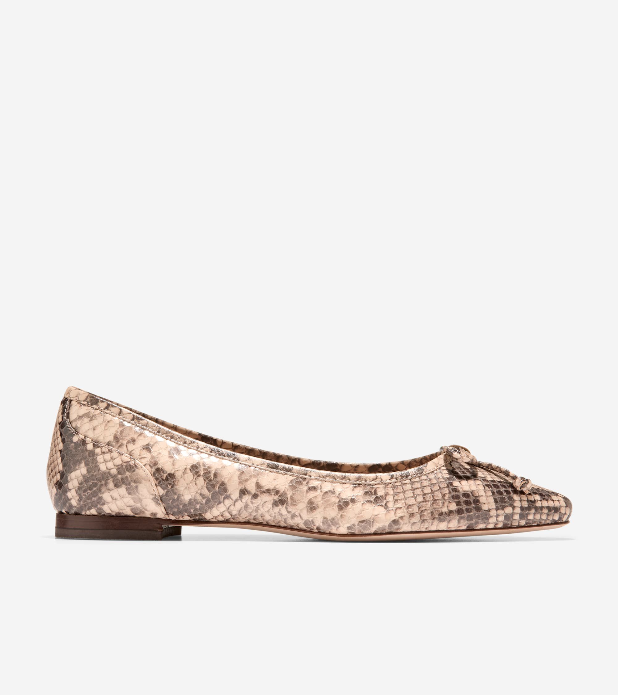 Women s Chlea Ballet Flats in Medium Beige Cole Haan